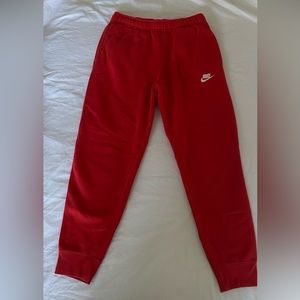 Nike Red Sweatpants Size:S
